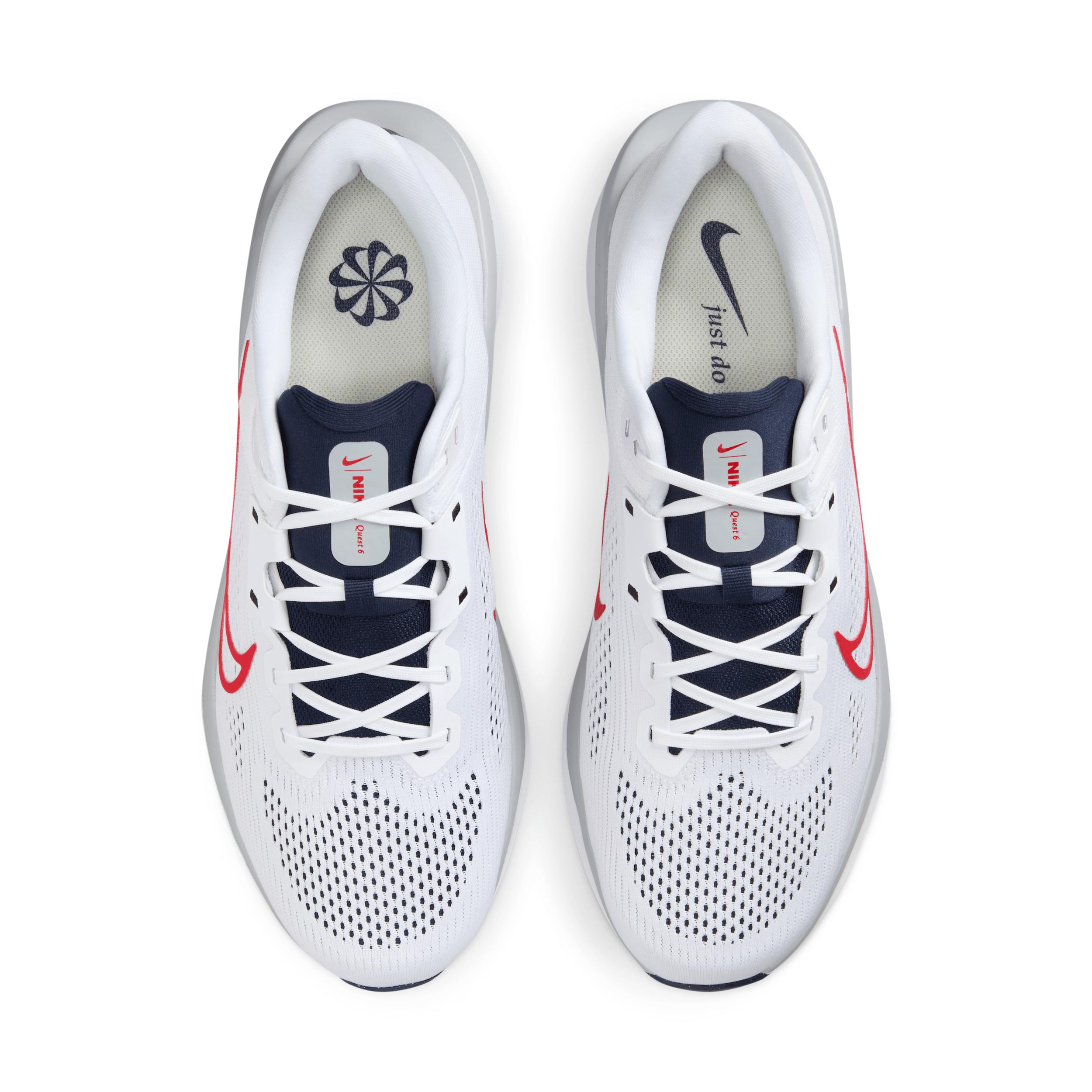 Nike Mens Quest 6 Road Running Shoes | FD6033-107 Product Image