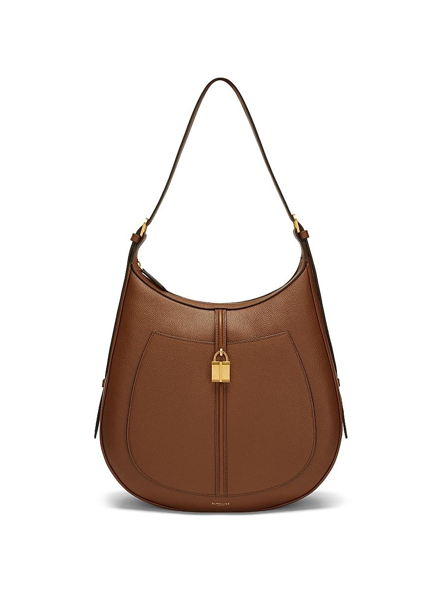 Womens Siena Grained Leather Hobo Bag Product Image