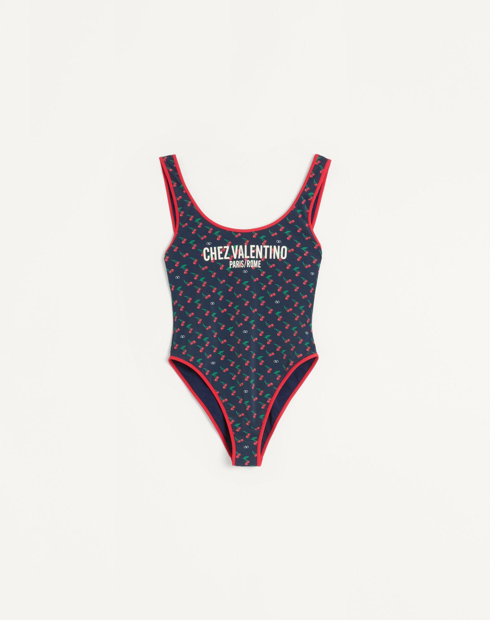 Lycra Swimsuit With Cherryfic Print Product Image