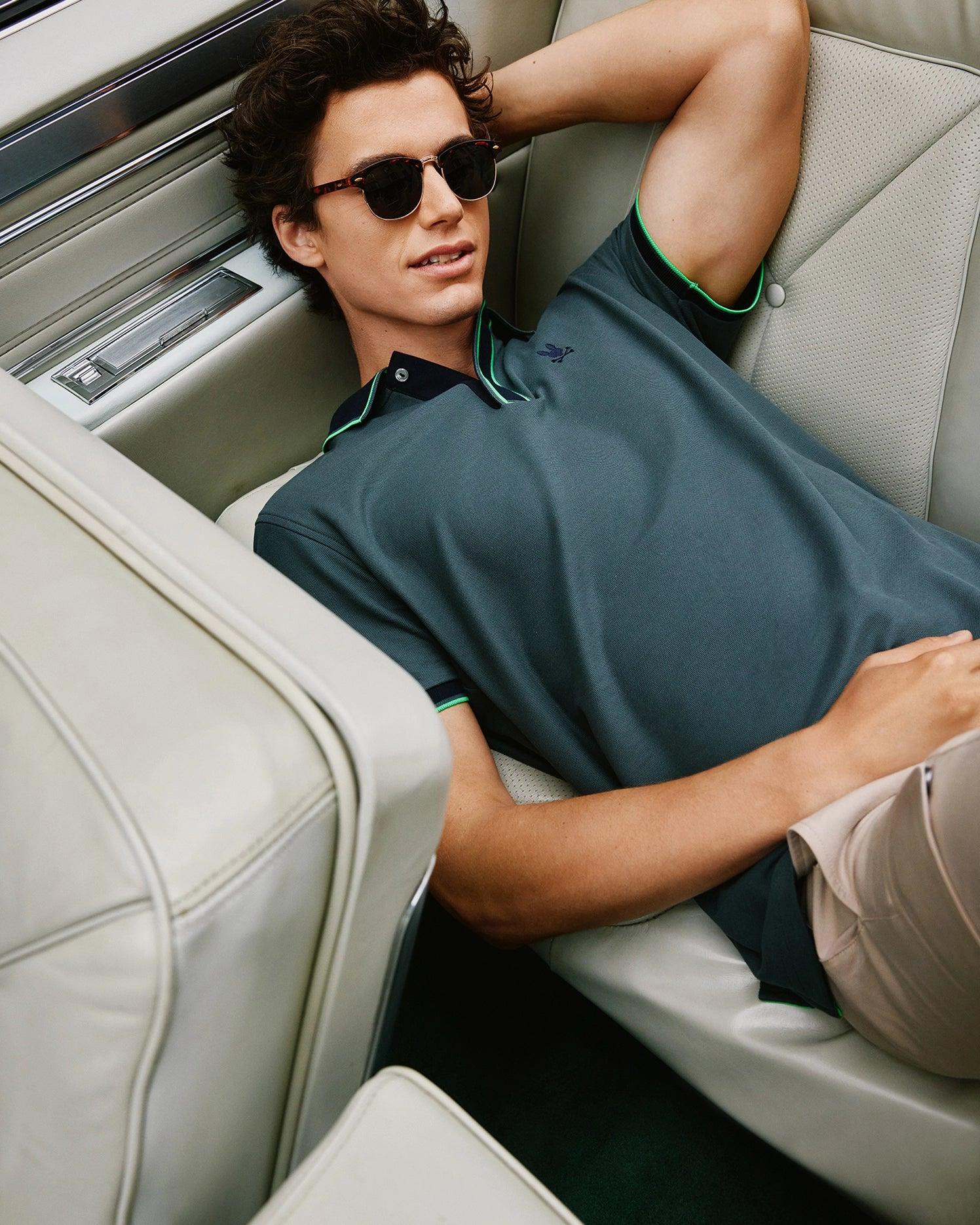 MENS KENT PIQUE POLO SHIRT - B6K951D200 Male Product Image