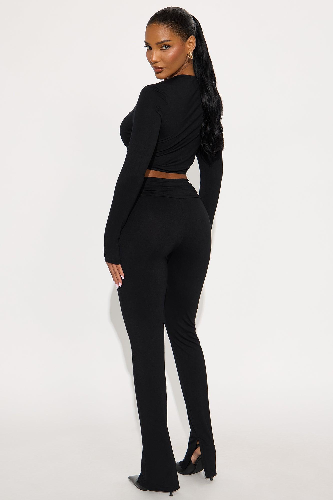 After Hours Allure Pant Set - Black Female Product Image