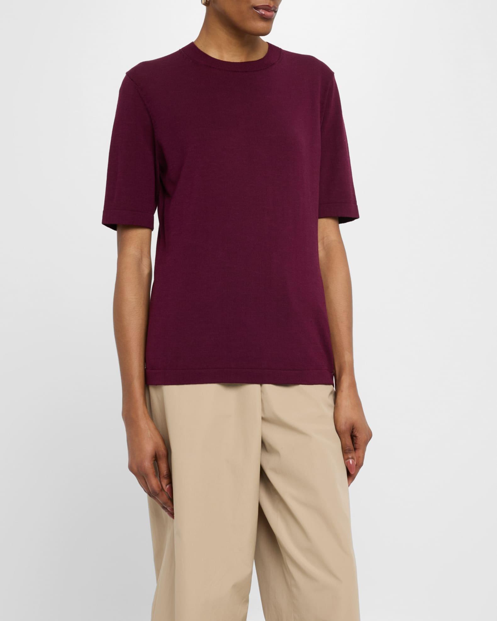 Crewneck Cotton-Silk Sweater Product Image