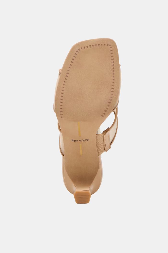 Gitel Heels - Light Tan Mesh Product Image