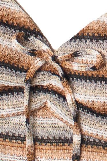 Crochet Stripe Shorts Product Image