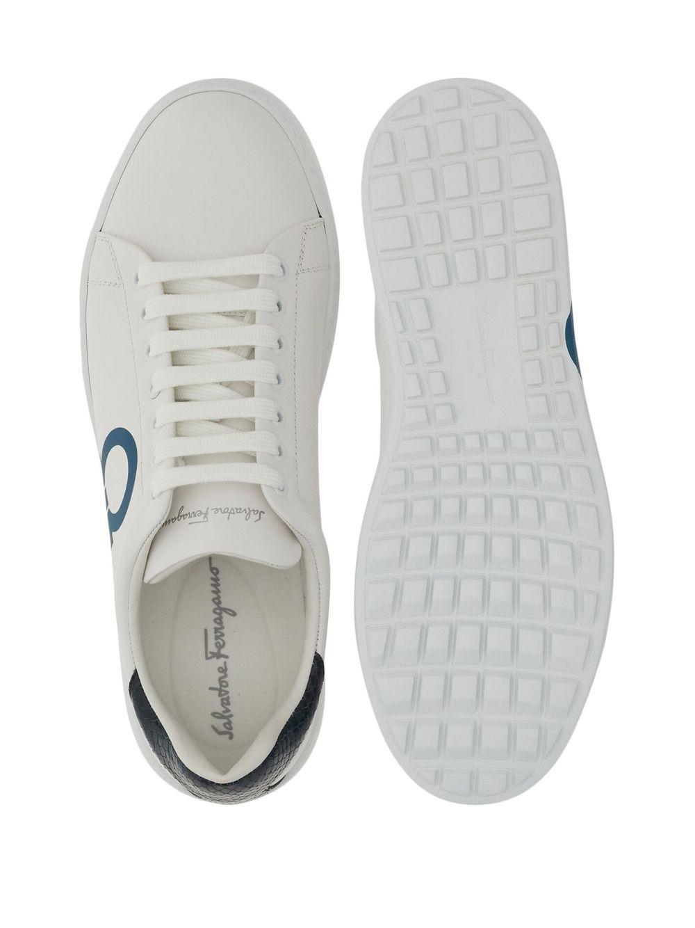 Gancini-print low-top sneakers Product Image