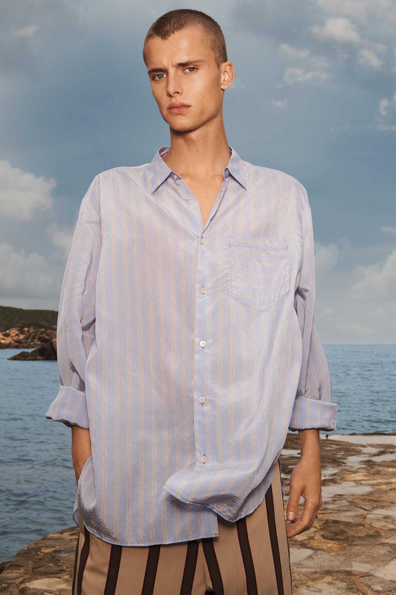 FLOWY STRIPED SHIRT LIMITED EDITION Product Image