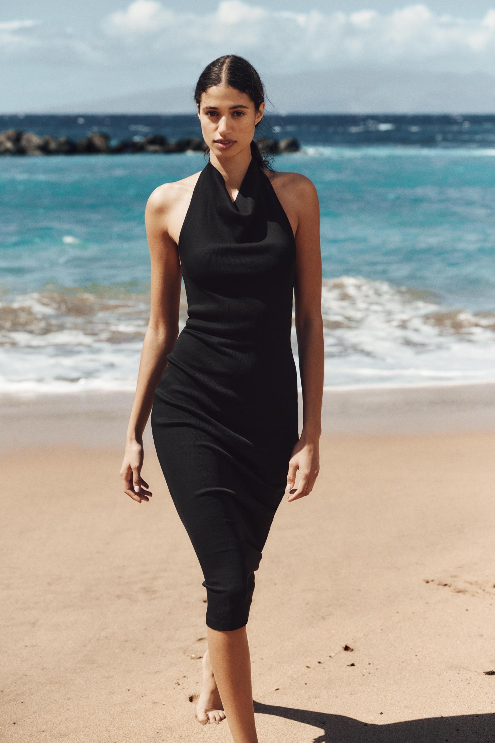 MIDI HALTER DRESS Product Image