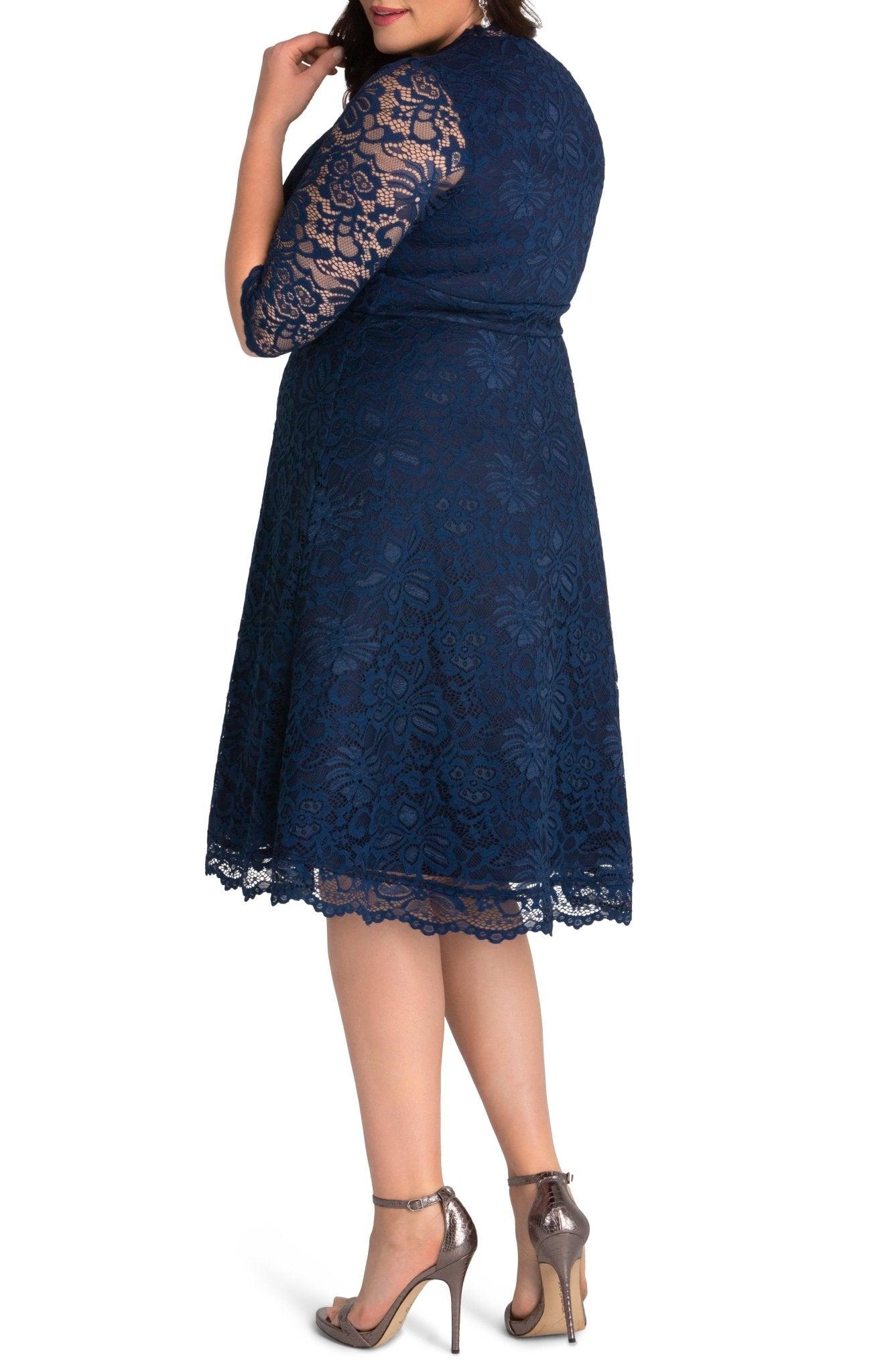 Mademoiselle Lace Cocktail Dress - Plus Product Image