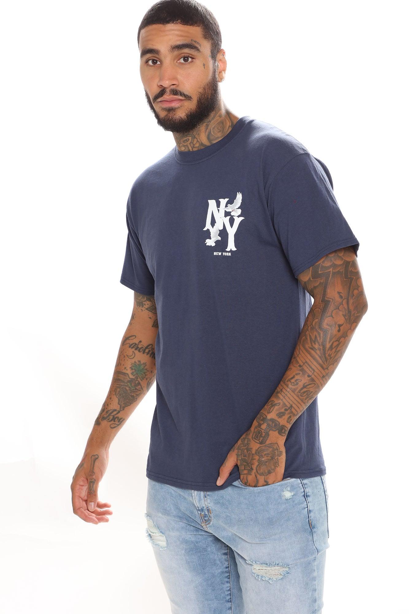 Flyin In The East Short Sleeve Tee - Navy Product Image