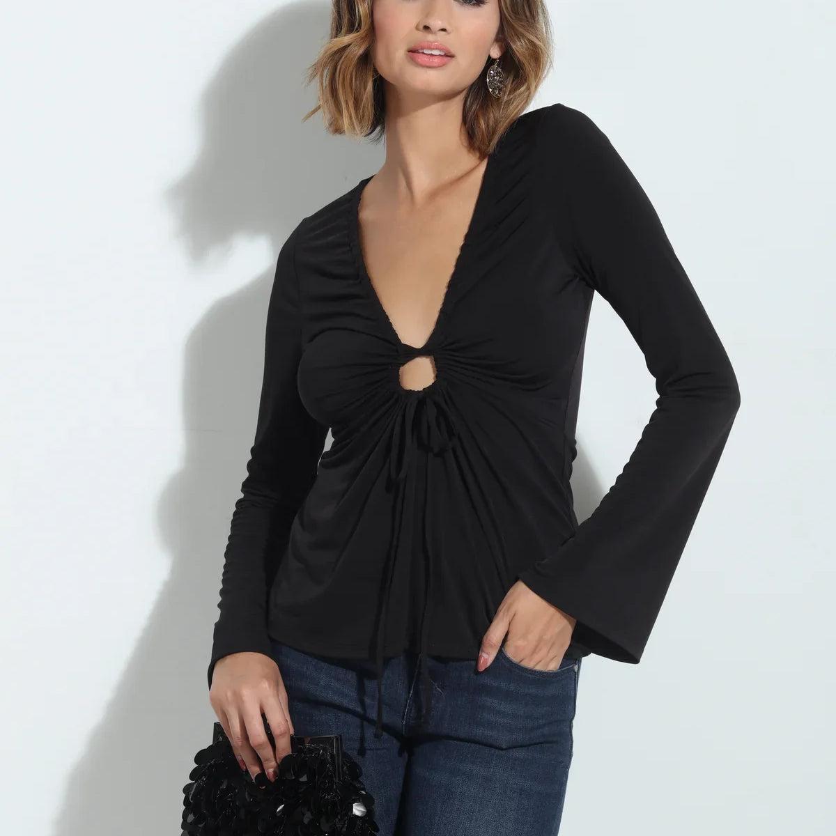 Bell Sleeve Top Product Image