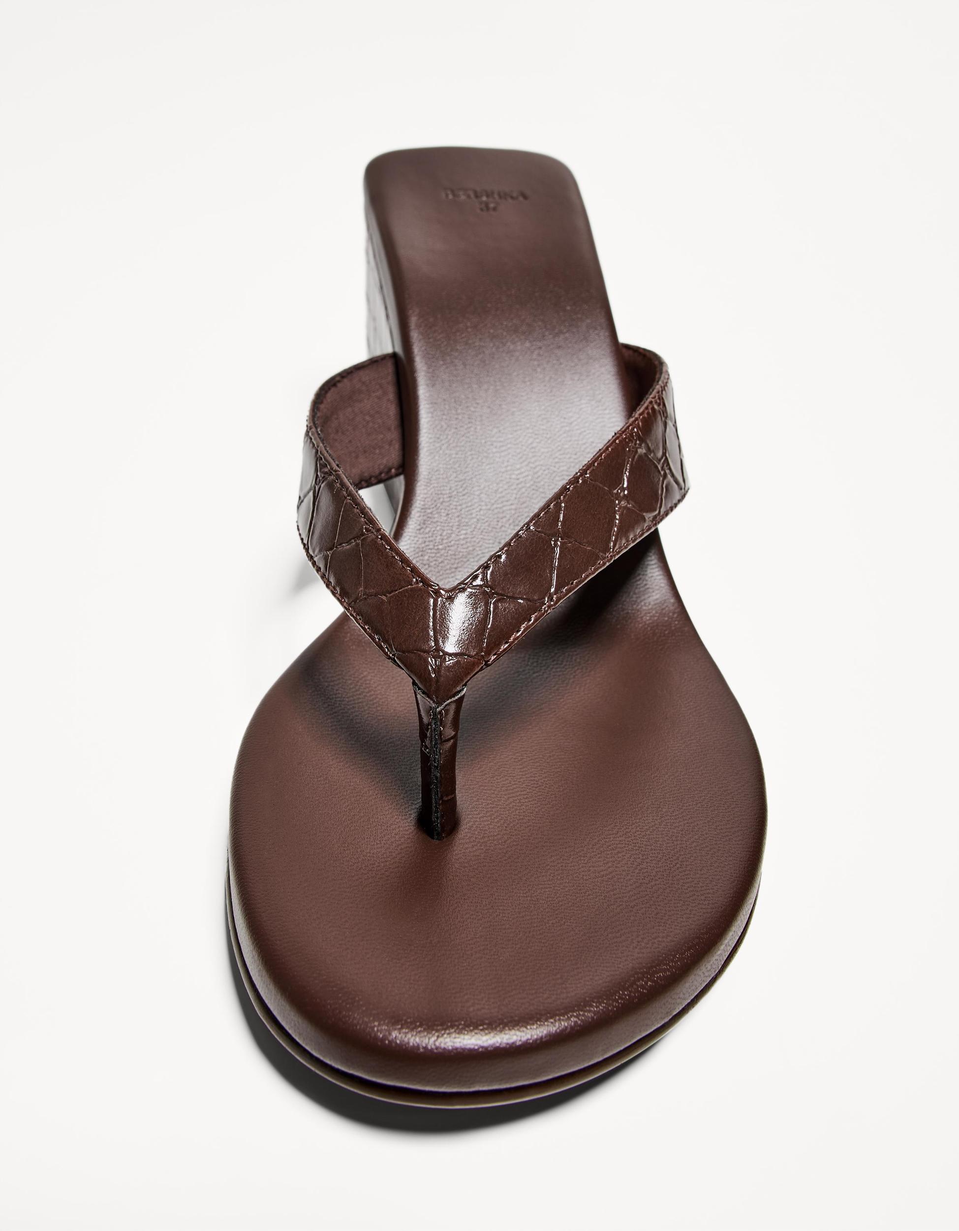 High-heel wedge sandals Product Image