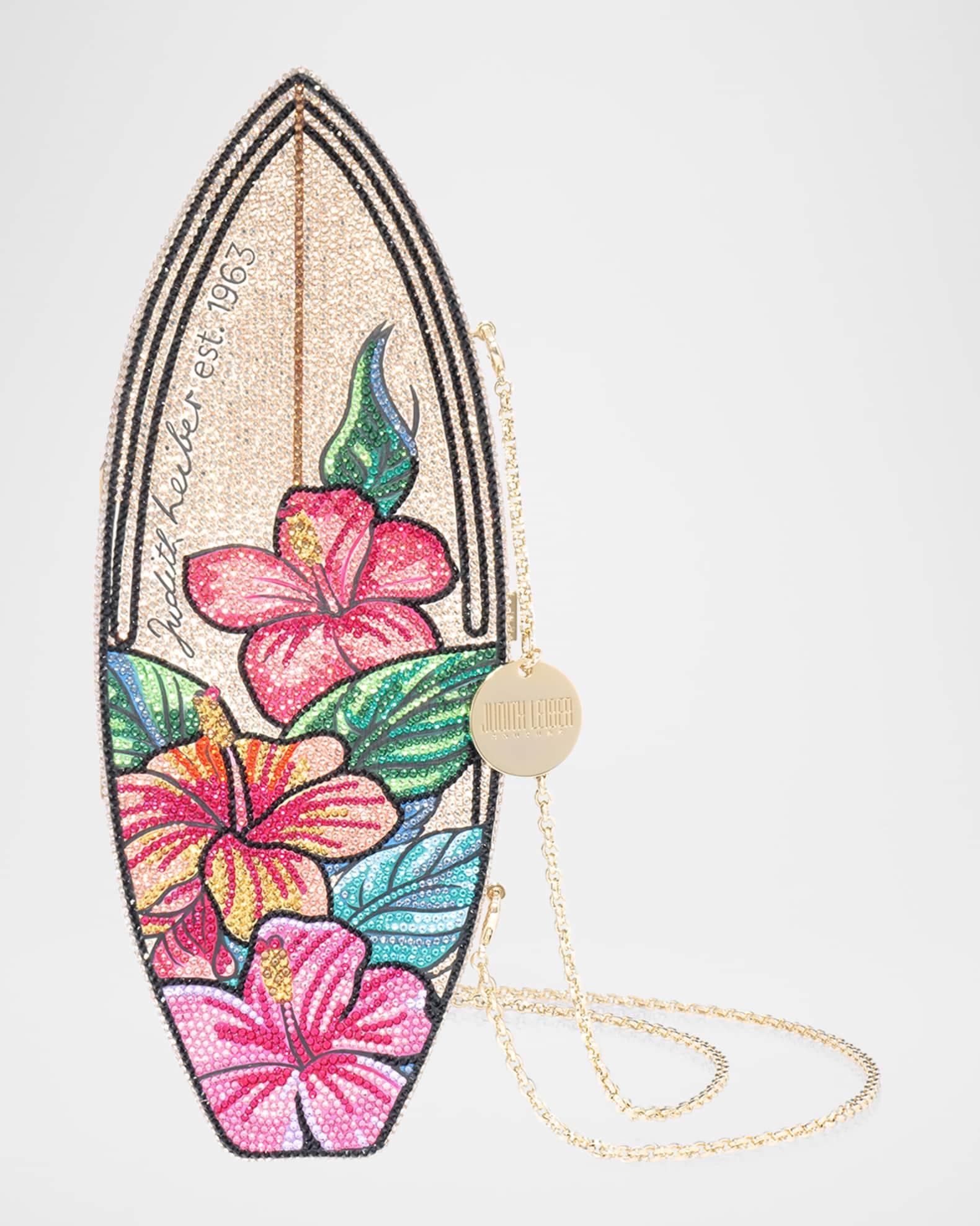 Surfboard Crystal Clutch Bag Product Image