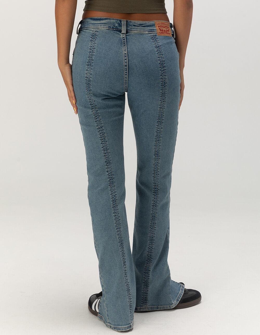 LEVI'S Seamed Superlow Bootcut Womens Jeans - The Small Idea - DARK VINTAGE Product Image