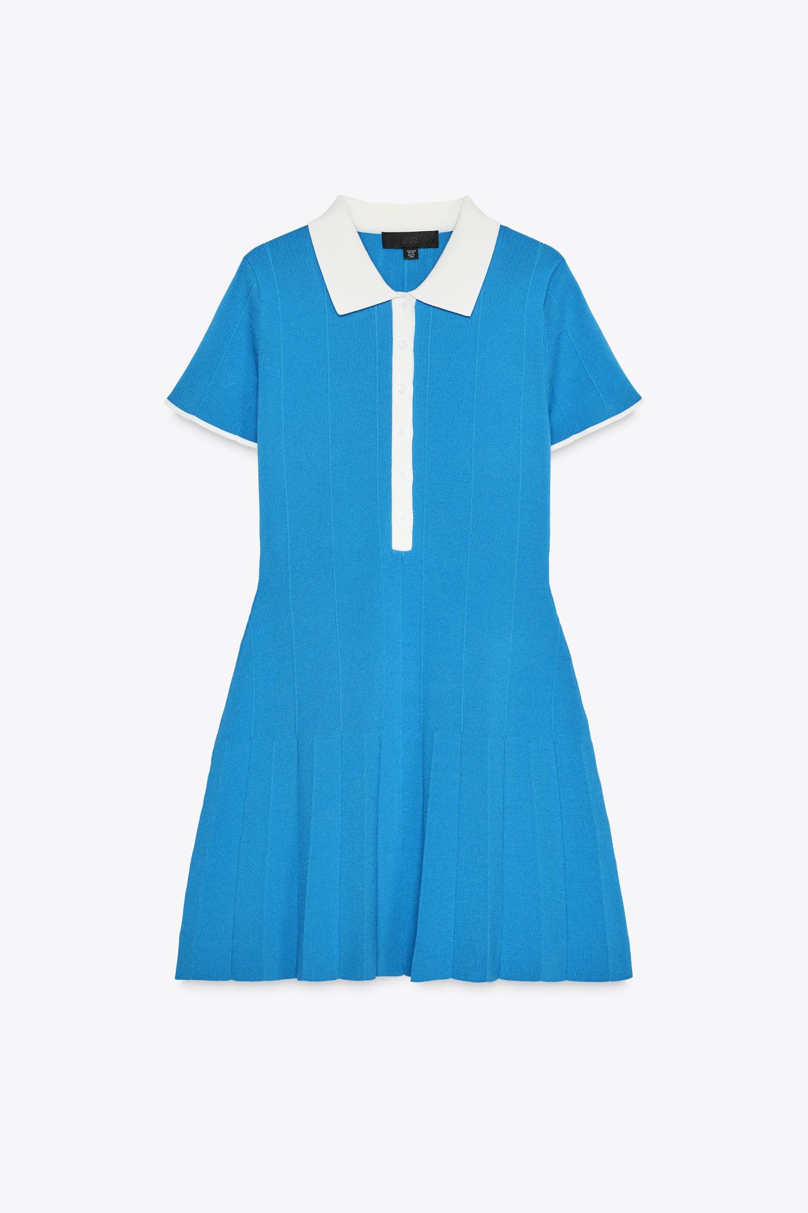 KNIT SHIRT DRESS Product Image
