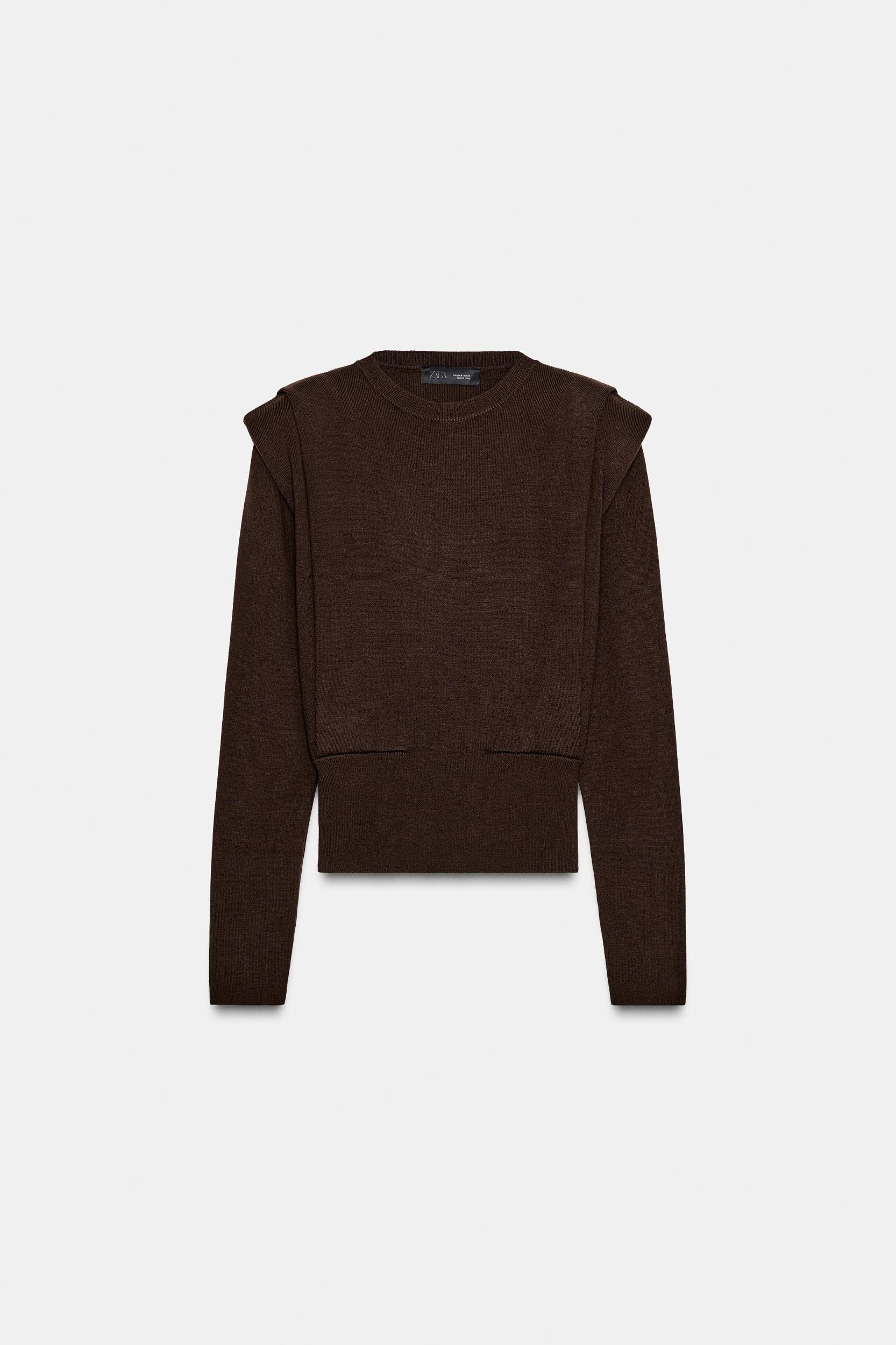 SHOULDER PAD KNIT JUMPER Product Image