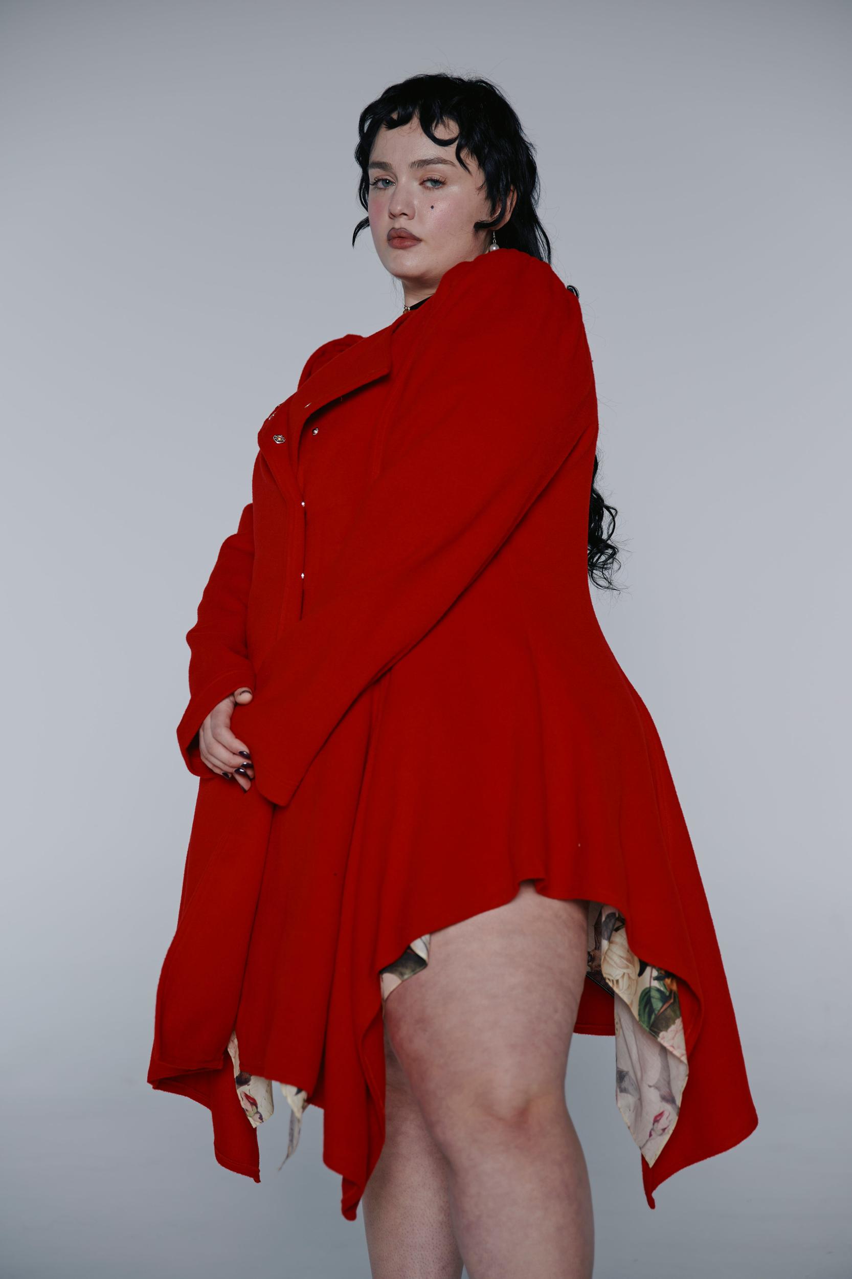 The Revolt Red Romantic Coat Product Image