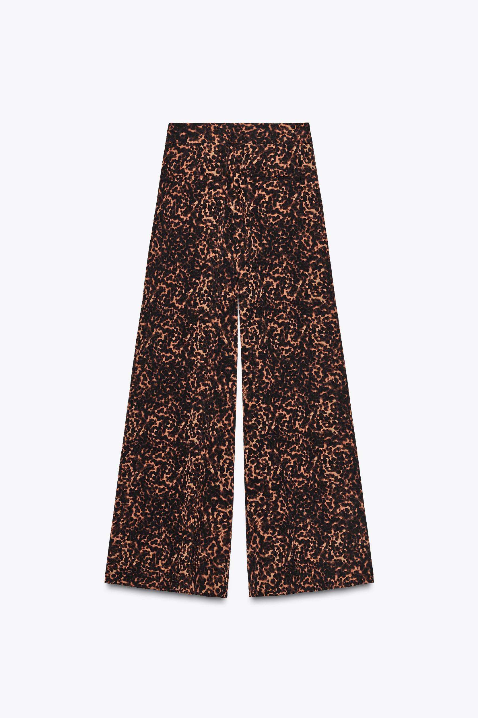 ANIMAL PRINT PALAZZO PANTS Product Image