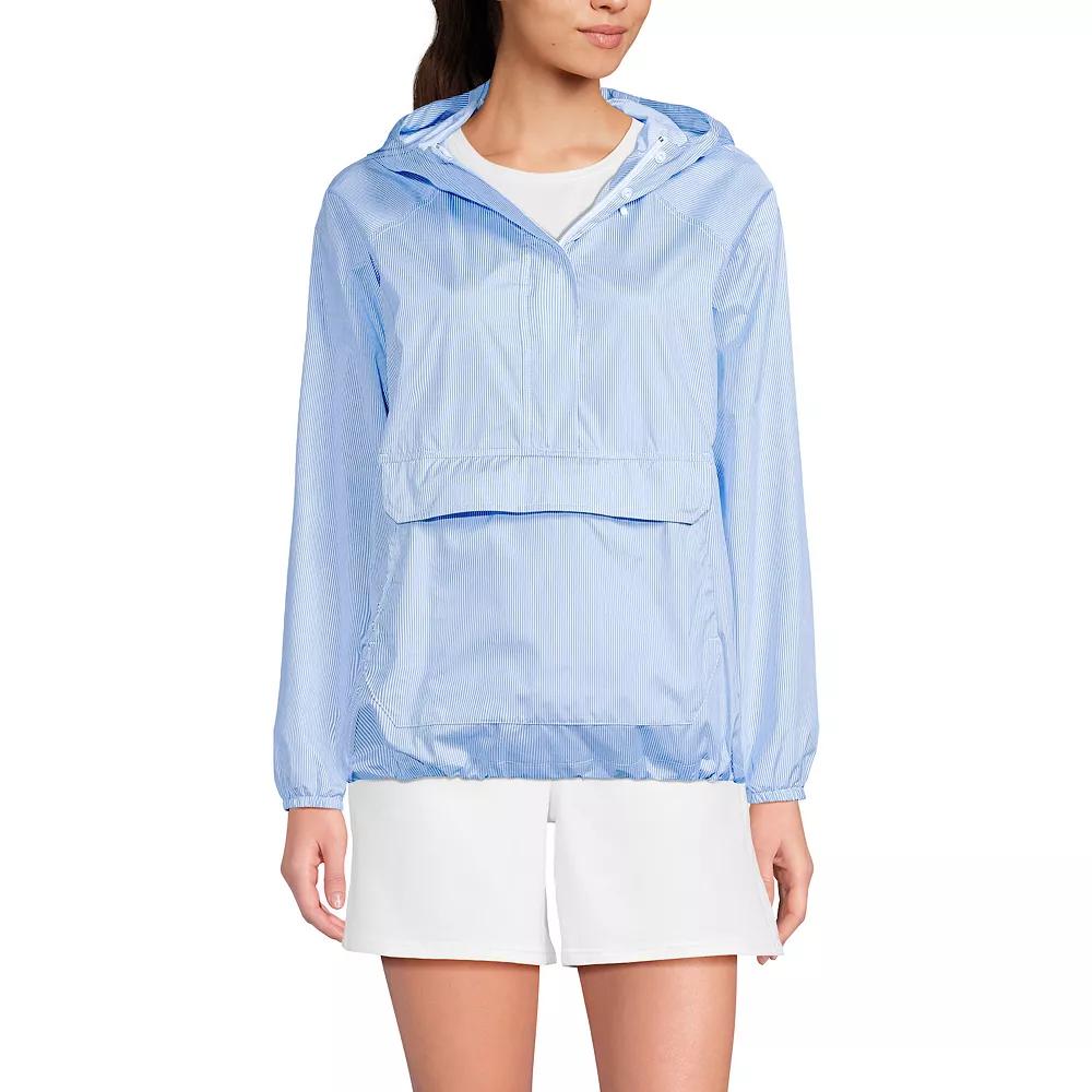 Women's Lands' End Packable Anorak Windbreaker,  Product Image