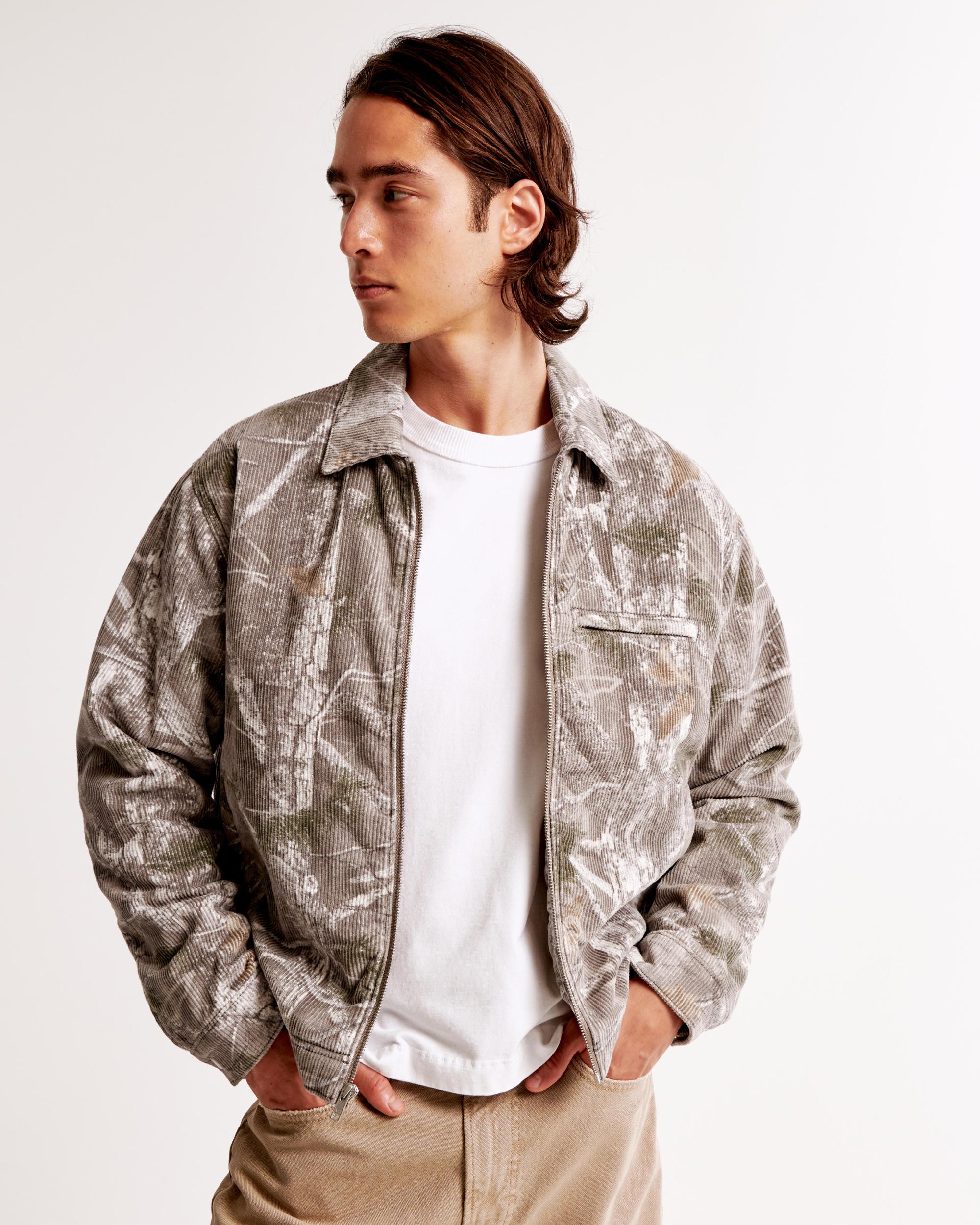 Cropped Zip Workwear Jacket Product Image