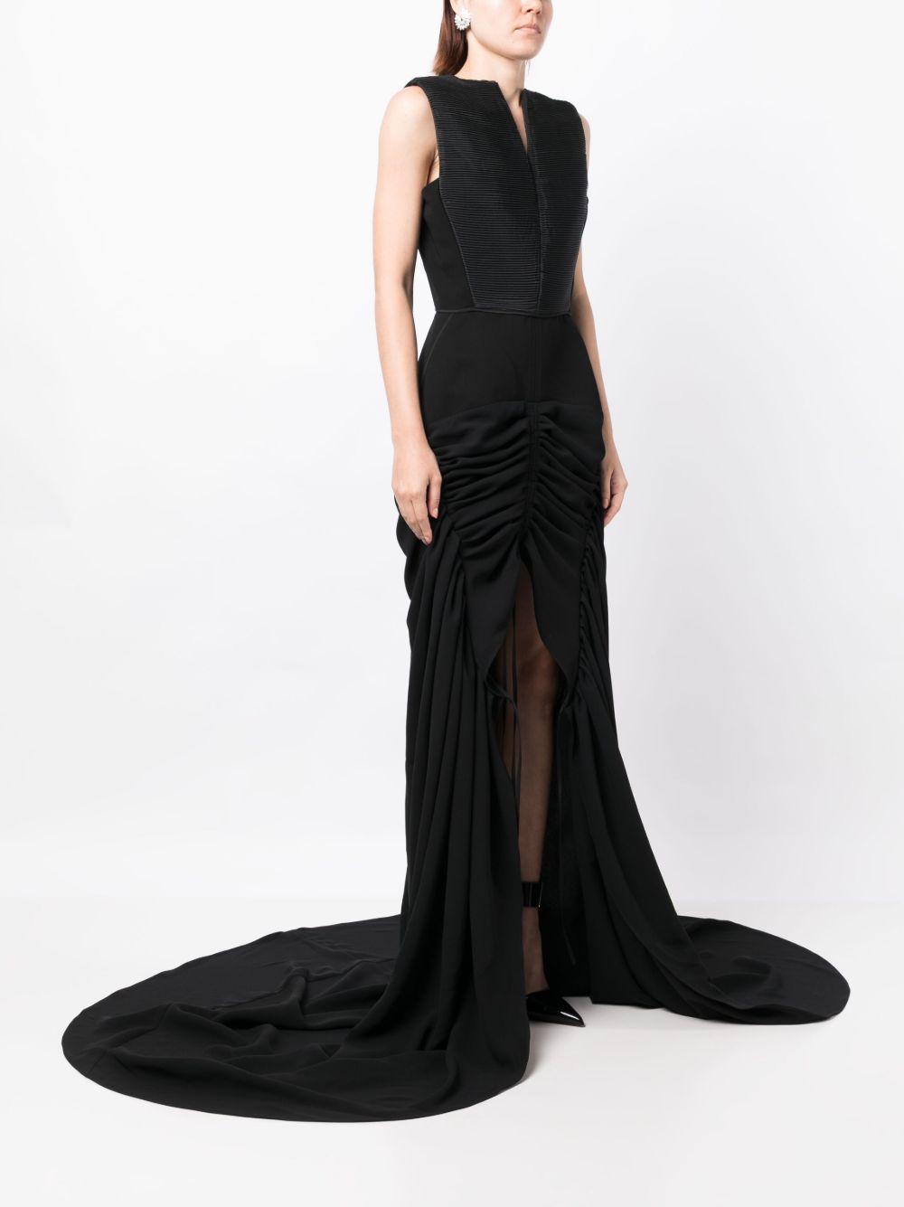Totem draped long gown Product Image