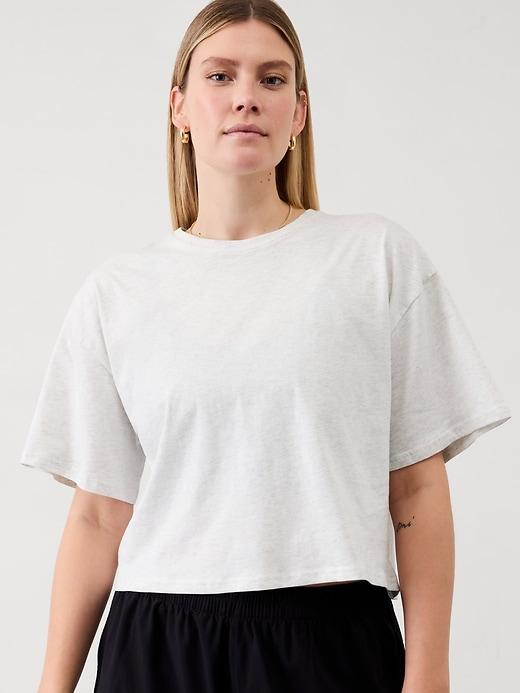 True Cotton Crop Tee Product Image