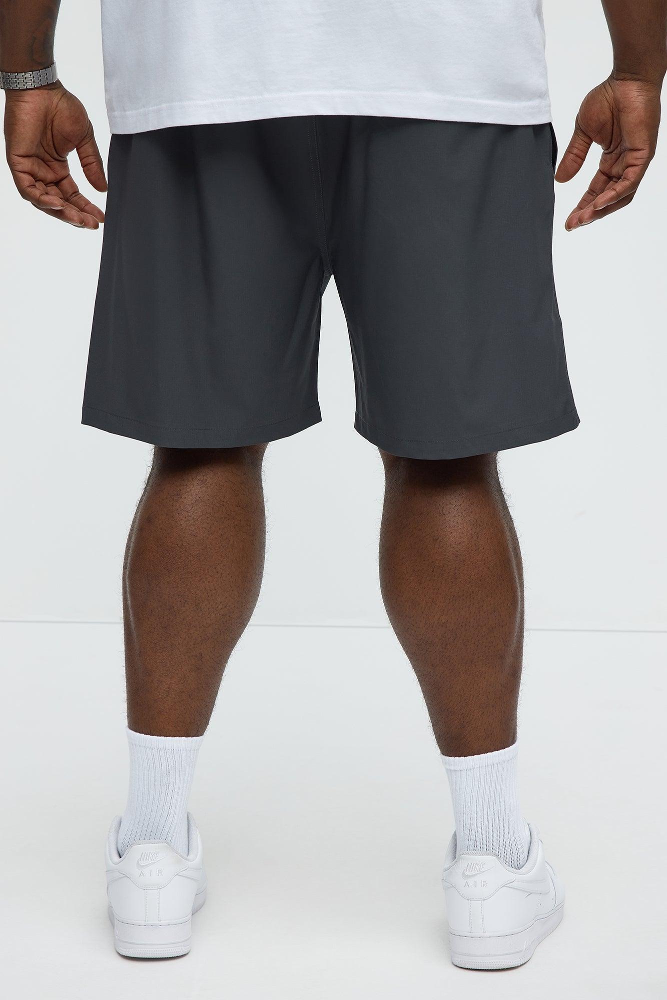 Bad Habits Relaxed Drawstring Shorts - Black Male Product Image