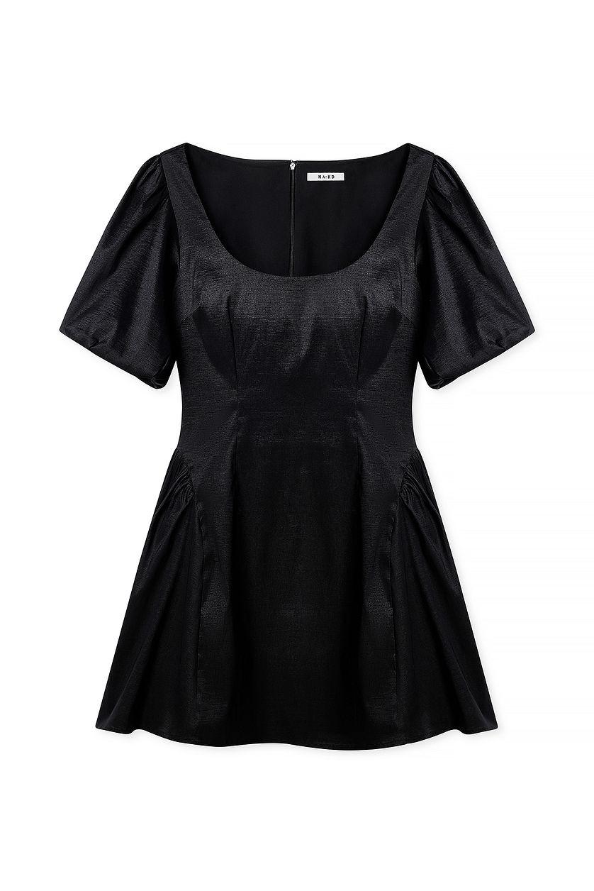 Puff Shoulder Mini Dress Product Image