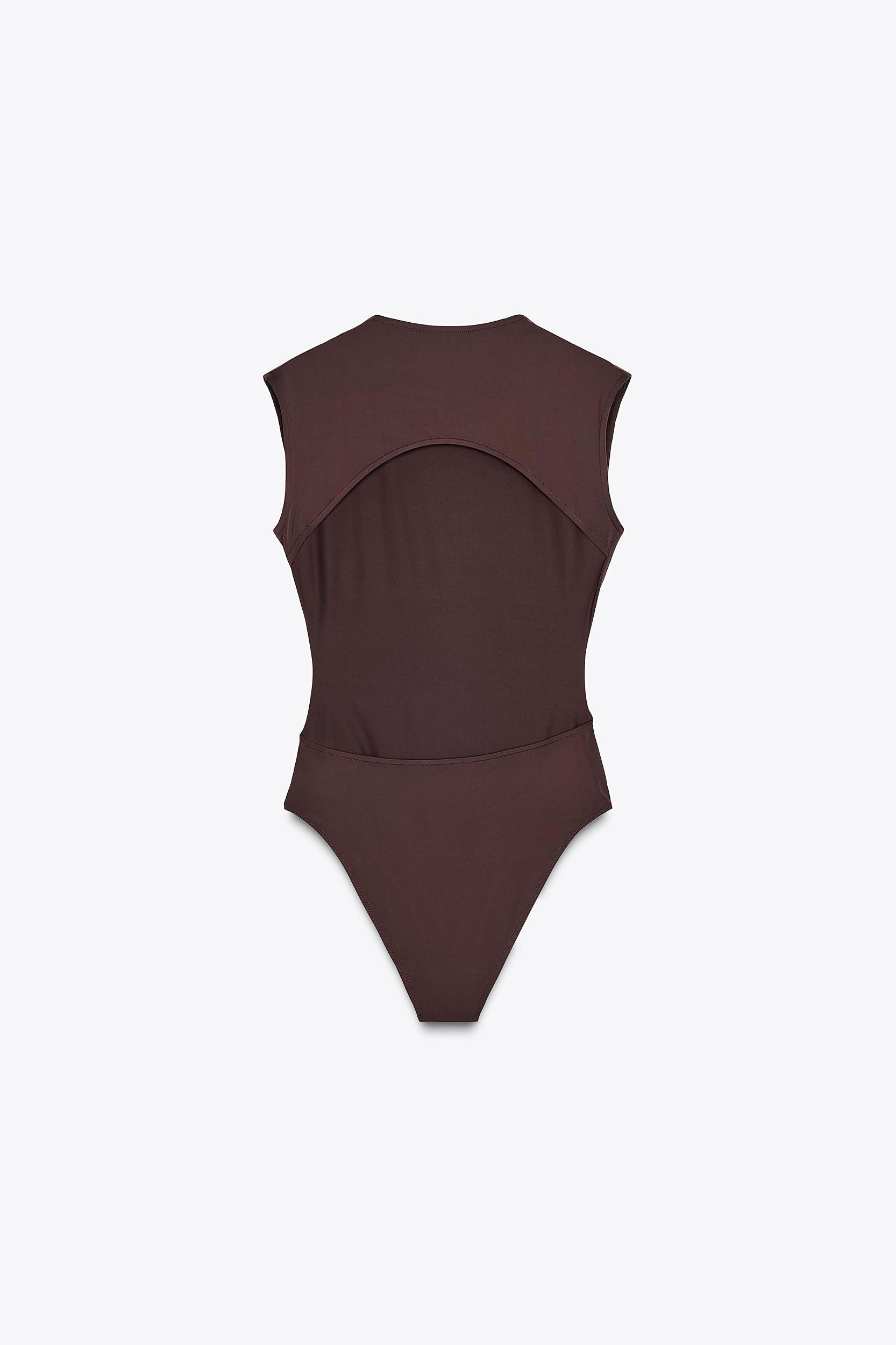 OPEN BACK POLYAMIDE BODYSUIT Product Image