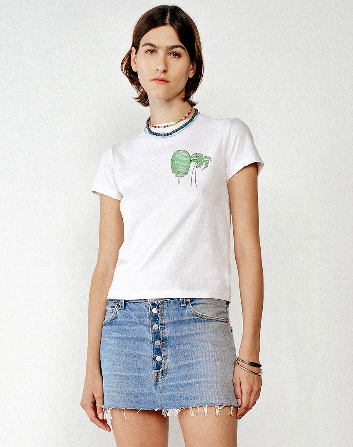 Classic "Dan Tana's Sign" Tee - Vintage White Product Image