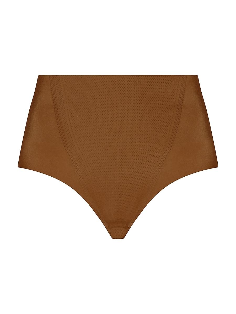 Womens Zone Smoothing High-Waist Thong Product Image