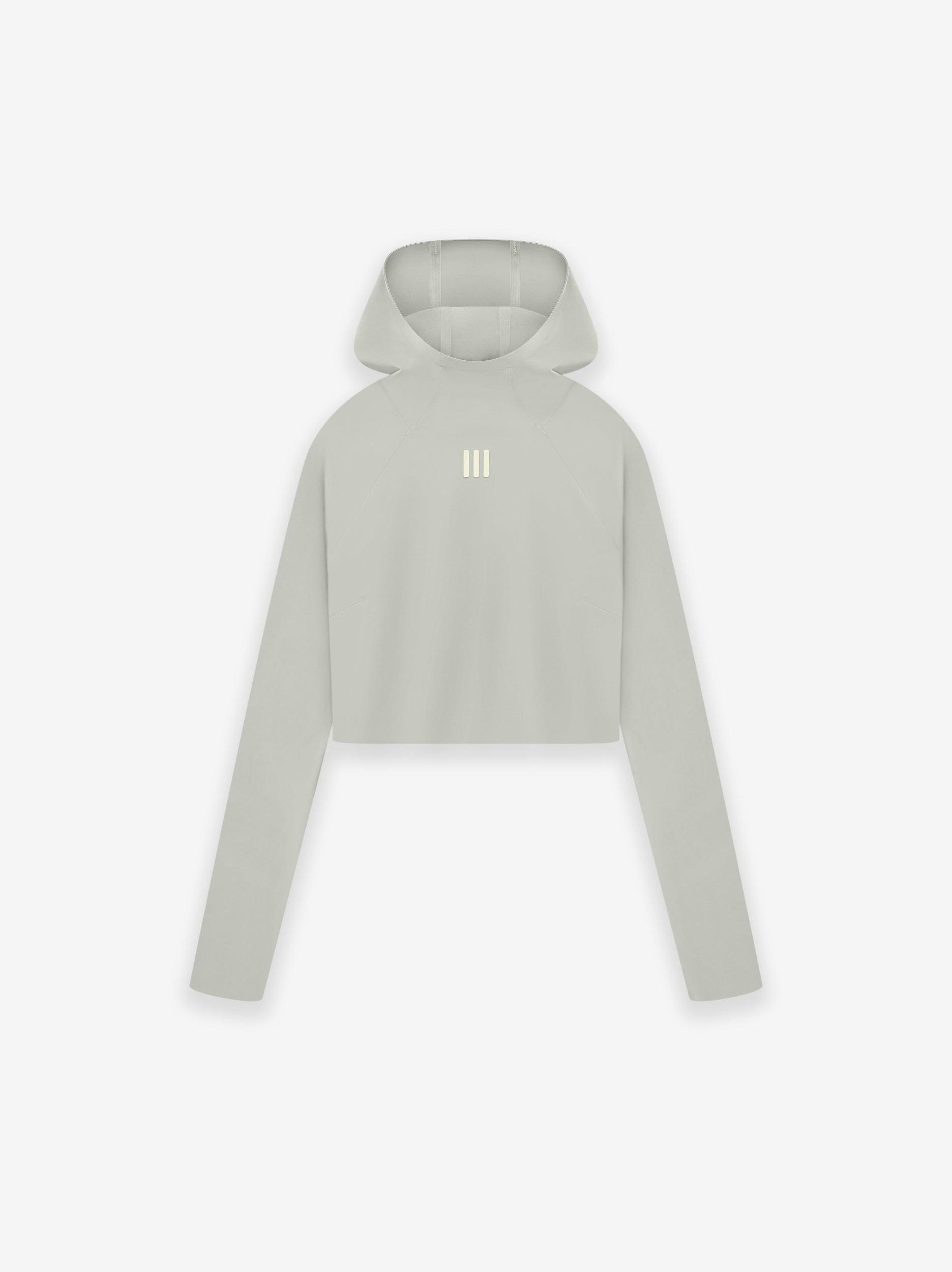 Womens Base Layer Crop Hoodie Female Product Image