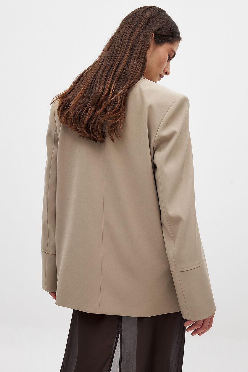 Oversized Blazer With Wide Sleeves Product Image