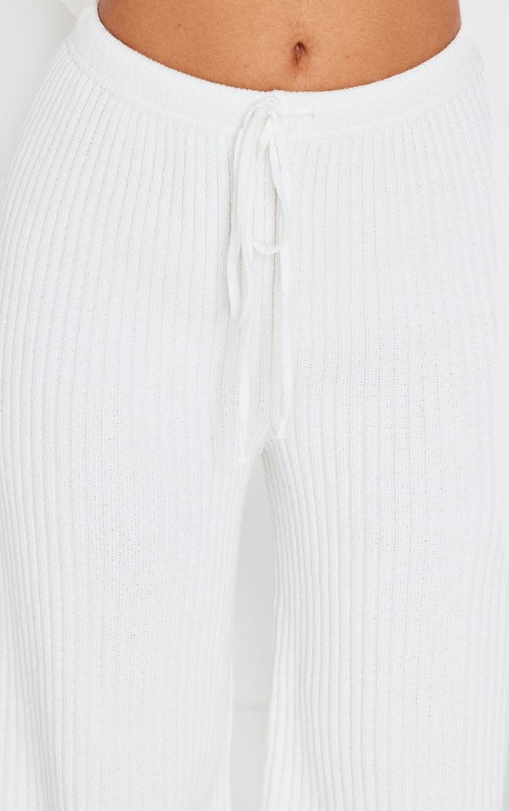 Petite Cream Knitted Pants Product Image