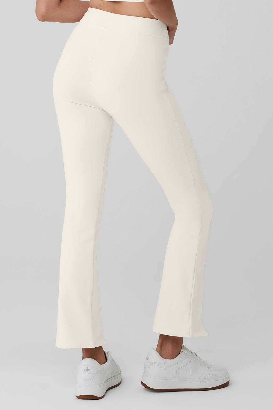 Airbrush High-Waist 7/8 Flutter Legging - Ivory Product Image