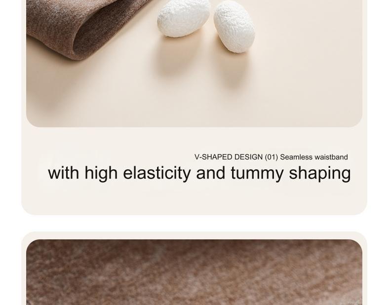 Mid Rise Plain Thermal Leggings Product Image