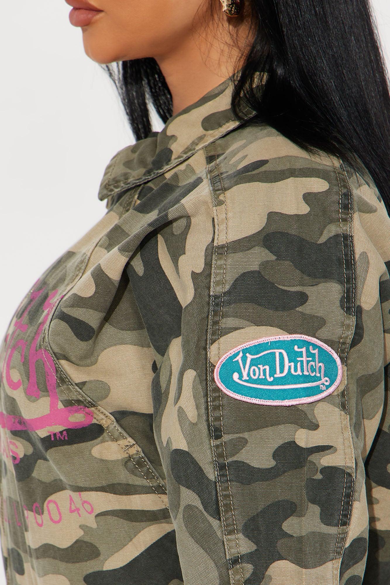 Von Dutch OG Cadet Bomber Jacket - Camouflage Product Image