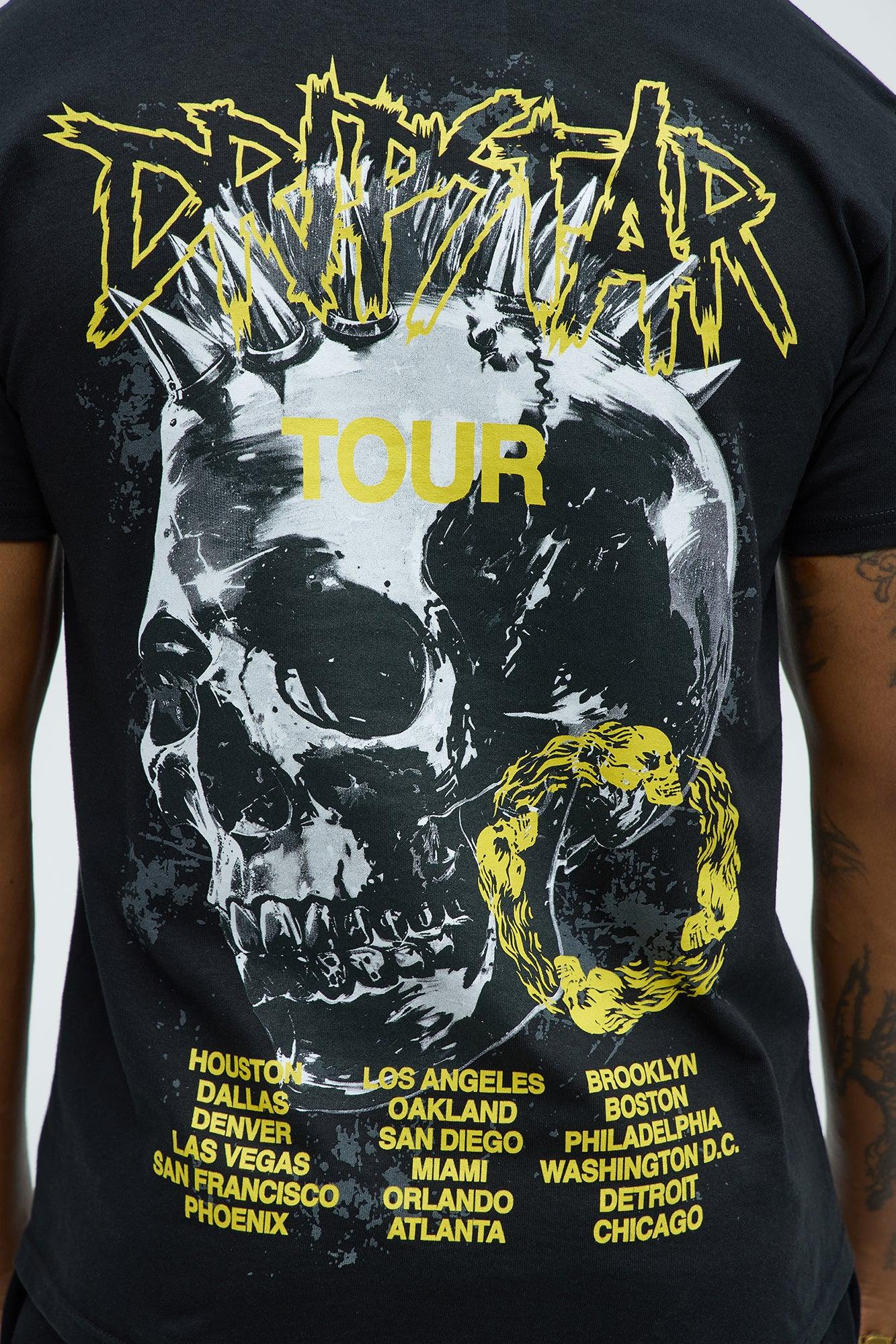 Tour Short Sleeve Crew Neck T shirt - Black Product Image