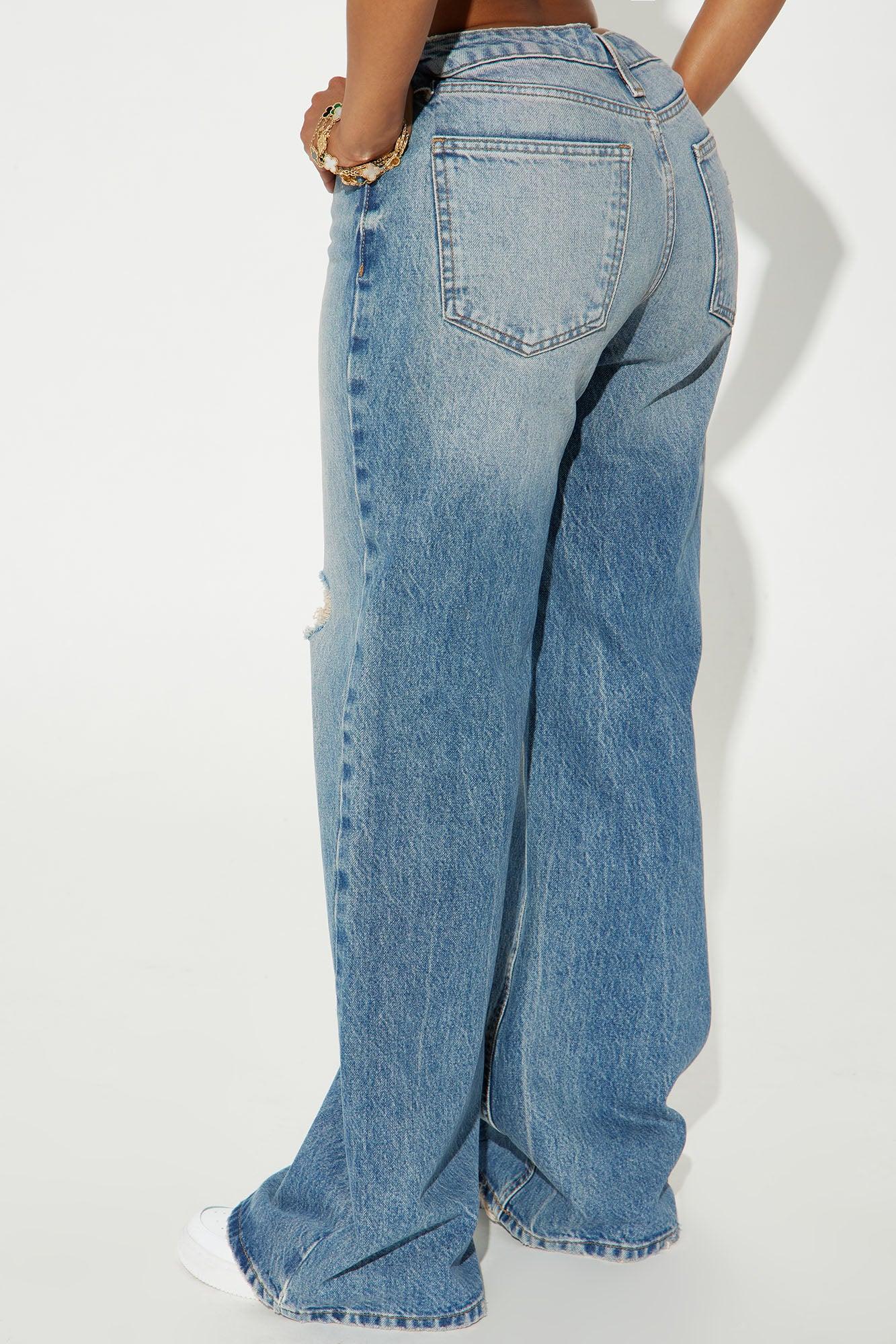 You Do You Dusty Tinted Baggy Jeans - Vintage Wash Product Image