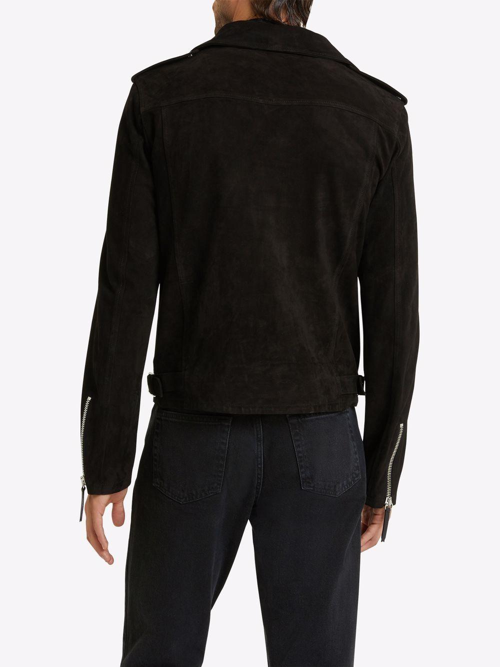 suede biker jacket Product Image