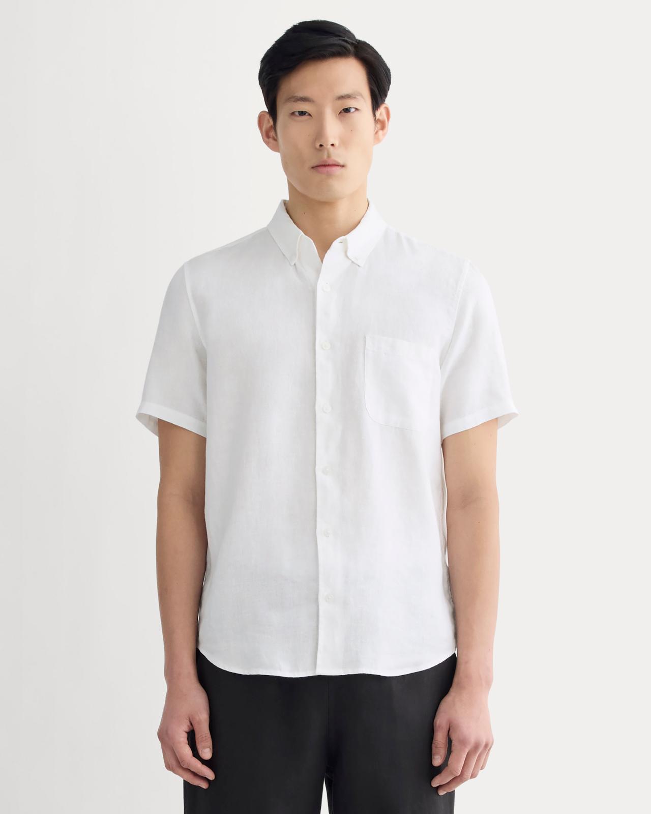 Mens Classic Short-Sleeve Shirt in Linen by Everlane Product Image