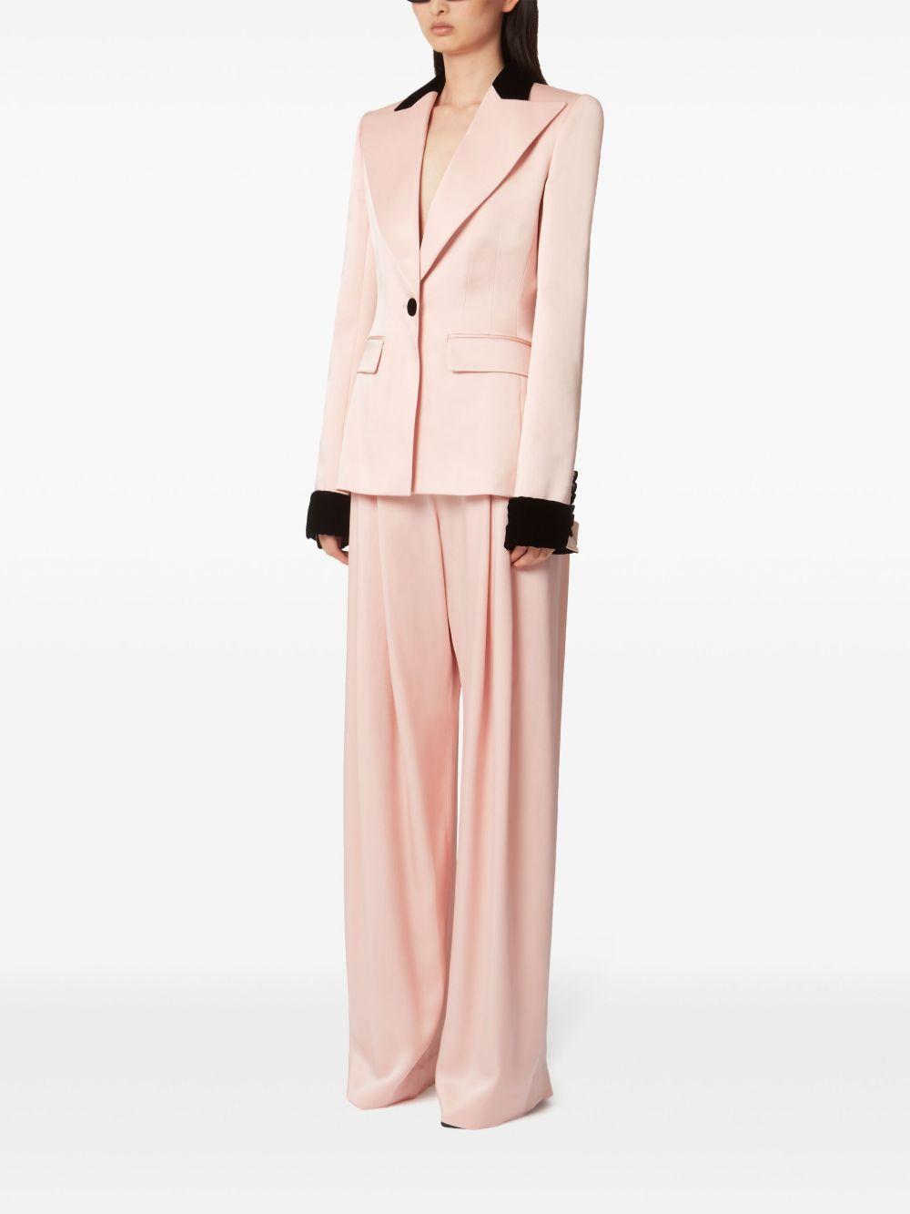 contrasting-trim blazer Product Image