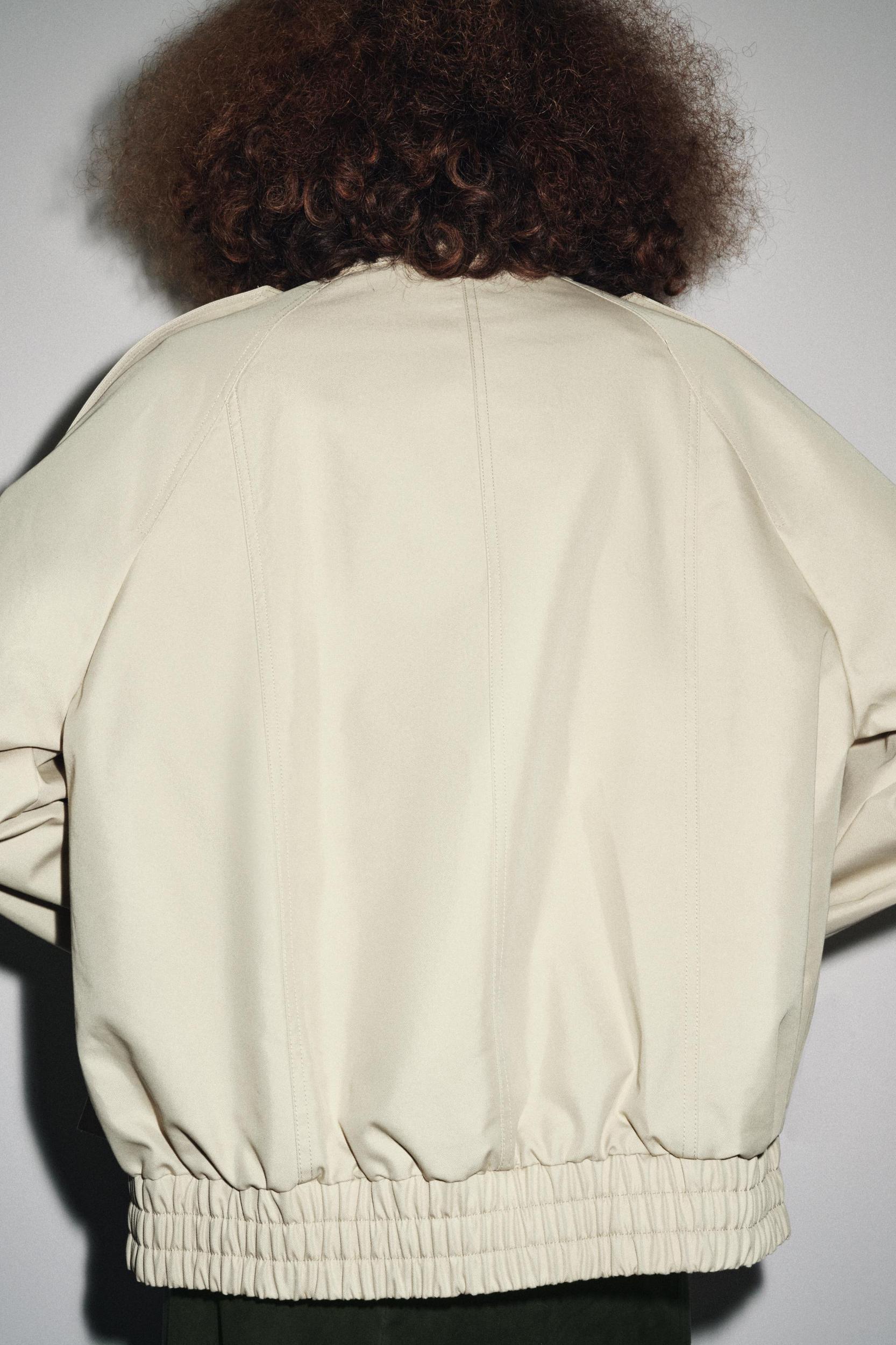 ZW COLLECTION WATER REPELLENT SHORT TRENCH COAT Product Image