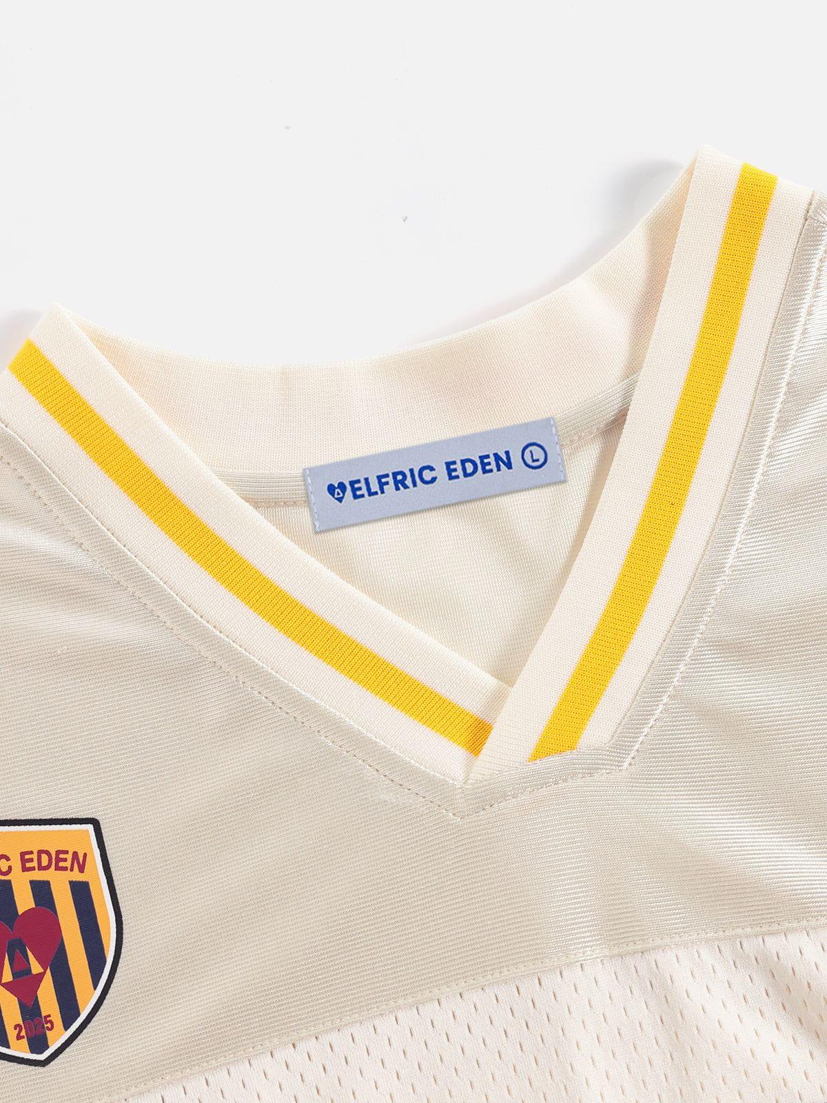 Aelfric Eden Mesh Flame 77 V-Neck Football Jersey Product Image