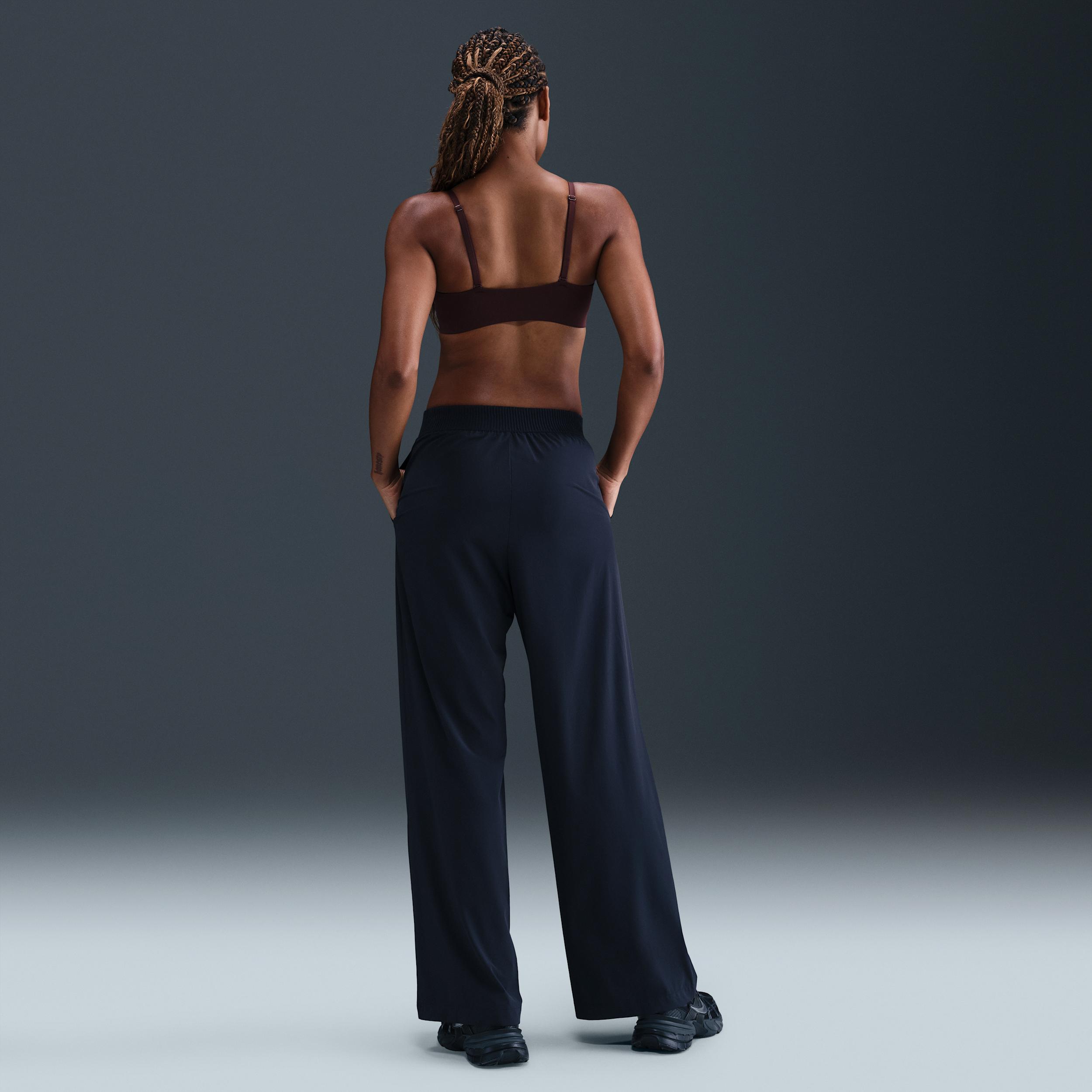 Nike Womens Form Light-Support Non-Padded Triangle Sports Bra | HQ7003-652 Product Image