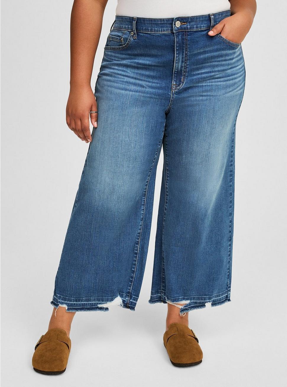 Crop High-Rise Wide Leg Jean Product Image