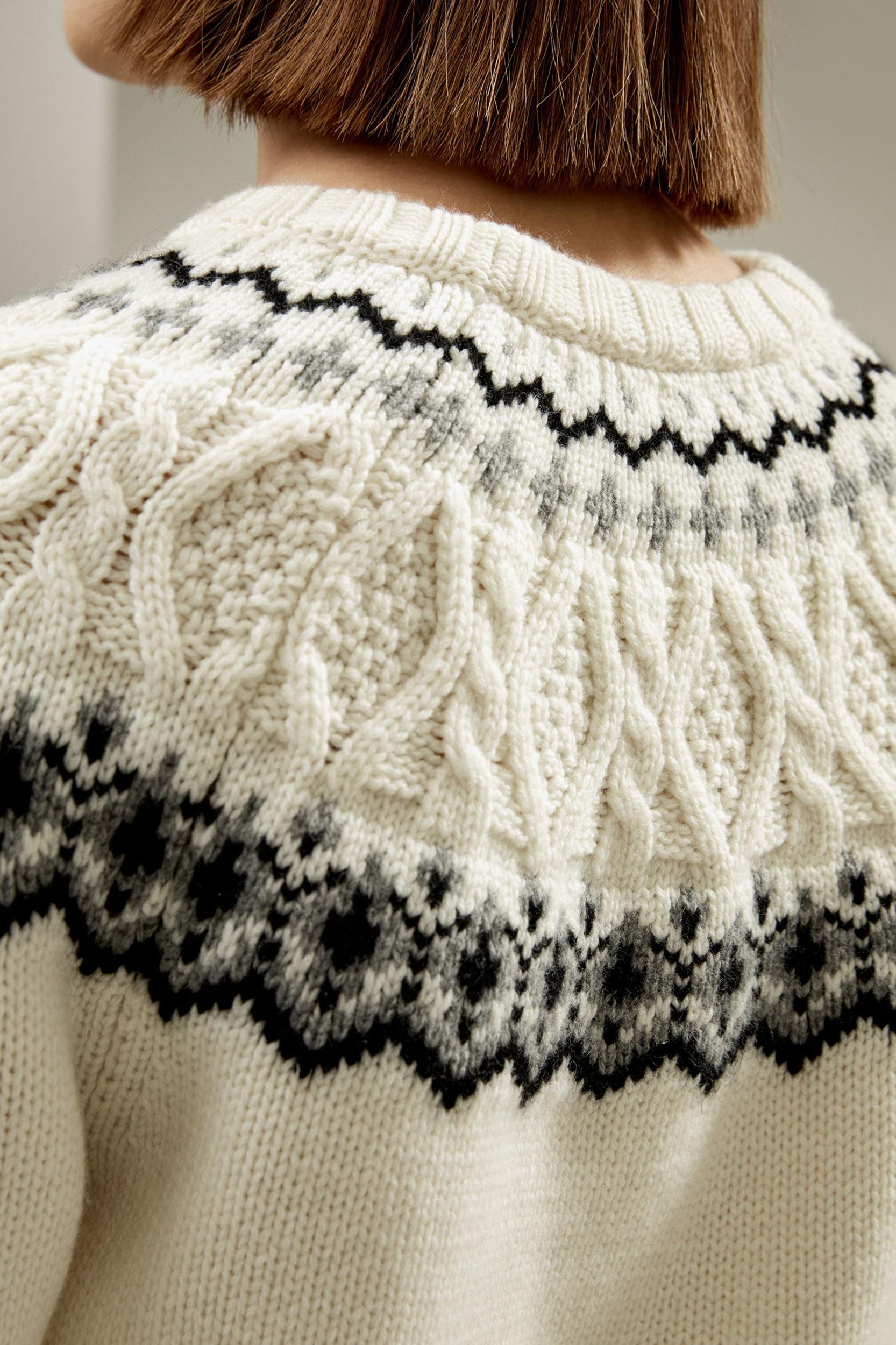 Fair Isle Crewneck Sweater Product Image
