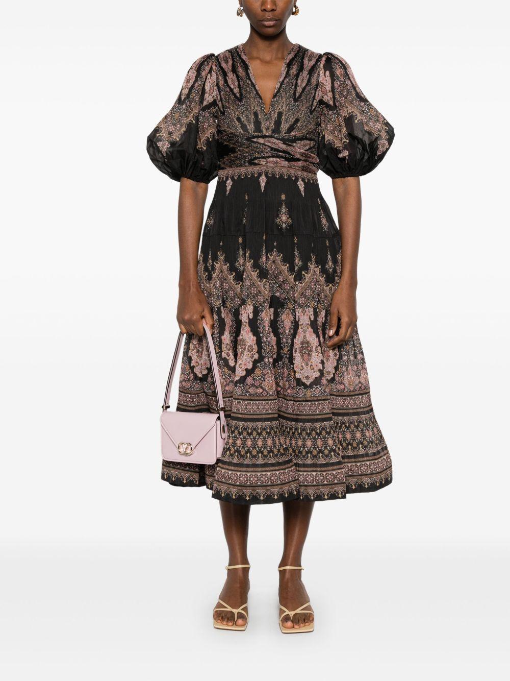 pleated midi dress Product Image