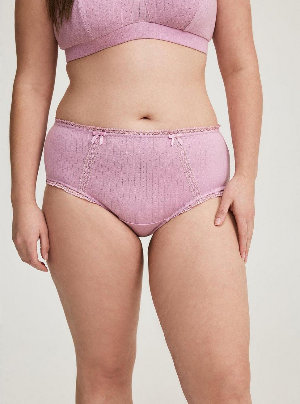 Pointelle Cotton Cheeky Panty Product Image