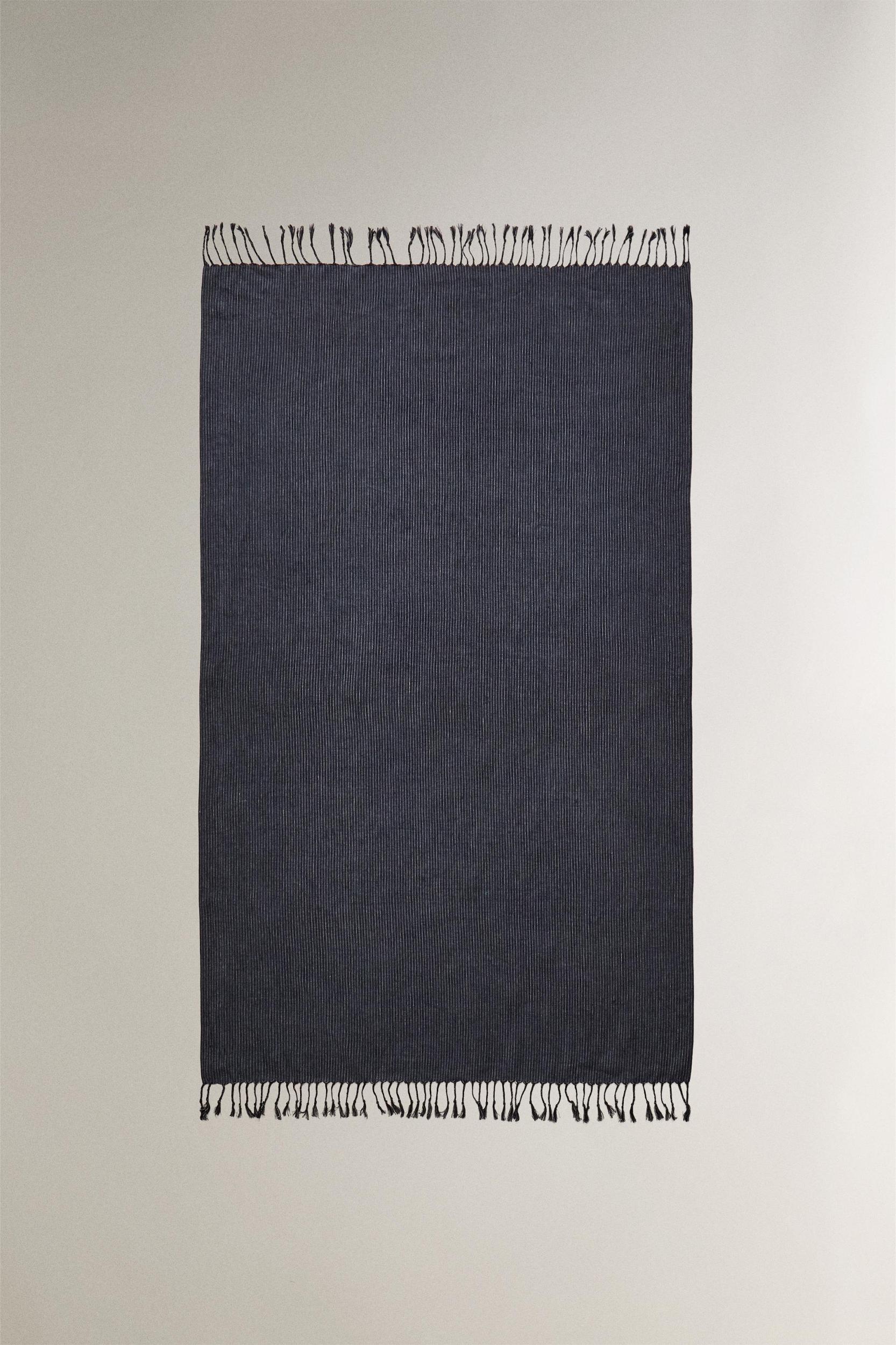 BEACH WRAP TOWEL WITH THIN STRIPES Product Image