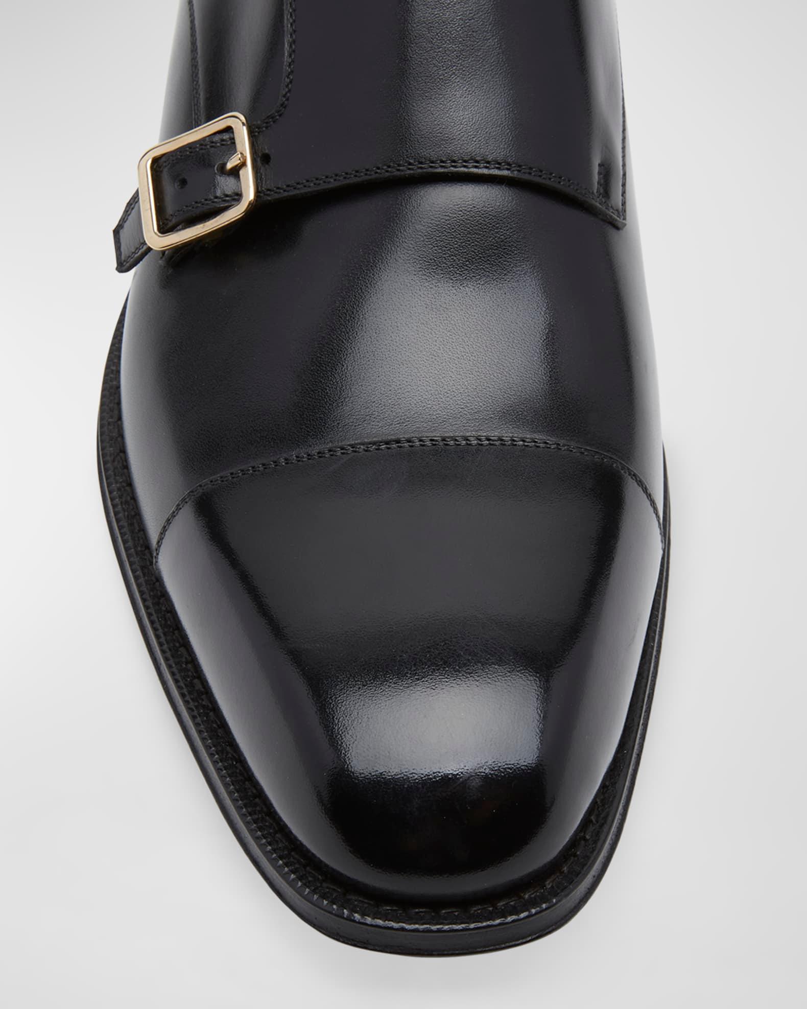 Men's Claydon Leather Double-Monk Strap Loafers Product Image